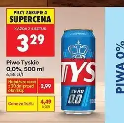 Biedronka Piwo Tyskie 0.0% oferta