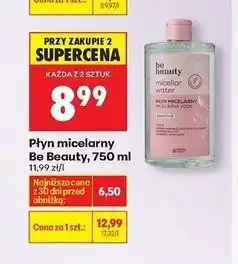 Biedronka Płyn micelarny sensitive Be Beauty oferta