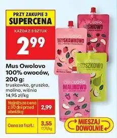 Biedronka Mus jabłkowo-wiśniowy Owolovo oferta