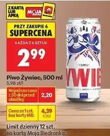 Biedronka Piwo Żywiec Jasne Pełne oferta