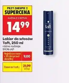 Biedronka Lakier do włosów Taft Ultimate oferta