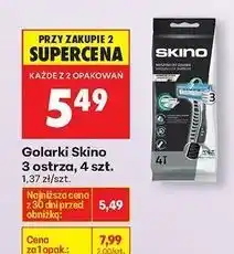 Biedronka Maszynka do golenia Skino 3 oferta