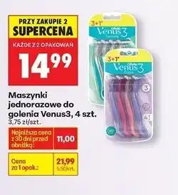 Biedronka Maszynki do golenia mix kolor Gillette Venus 3 oferta