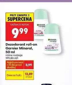 Biedronka Dezodorant floral fresh Garnier Mineral 6-In-1 Protection oferta