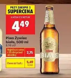Biedronka Piwo Żywiec Białe oferta