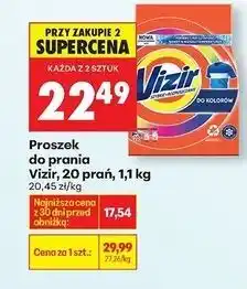 Biedronka Proszek do prania kolor Vizir oferta
