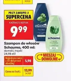Biedronka Szampon classic Schauma For Men oferta