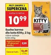 Biedronka Sucha karma dla kota - wołowina z warzywami Kitty oferta