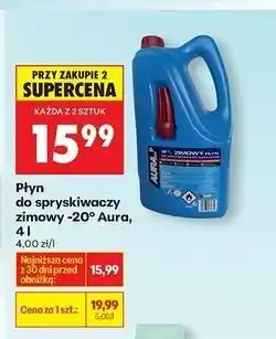 Biedronka Płyn do spryskiwaczy zimowy Aura Nano oferta