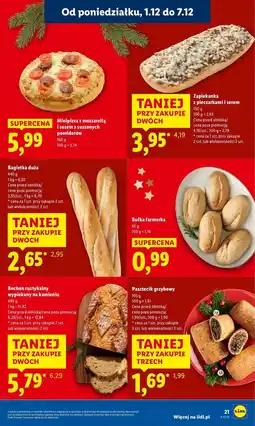 Lidl Minipizza z mozzarellą i sosem suszonych pomidorów oferta