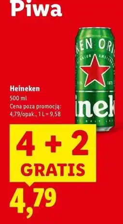 Lidl Piwo Heineken oferta
