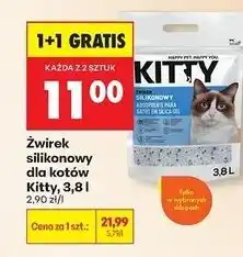 Biedronka Żwirek silikonowy Kitty oferta