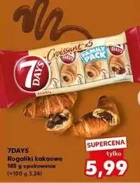 Kaufland Croissanty z nadzieniem o smaku kakaowym 7 Days oferta