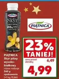 Kaufland Skyr pitny high protein wanilia Piątnica oferta