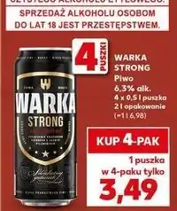 Kaufland Piwo Warka Strong oferta