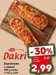 Kaufland Zapiekanka z salami oferta