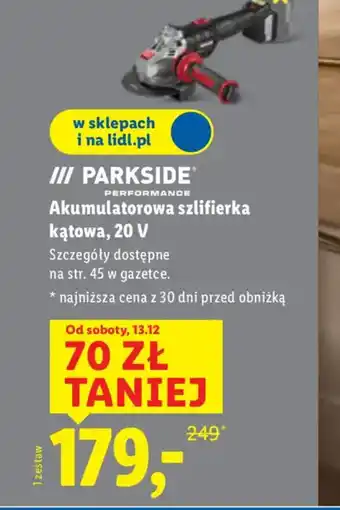 Akumulatorowa szlifierka kątowa