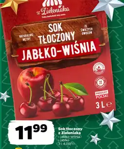 Netto Sok tłoczony z Zieleniaka oferta