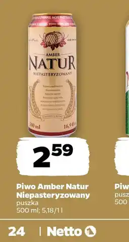 Netto Piwo Amber Natur oferta