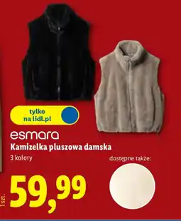 Lidl esmara Kamizelka pluszowa damska oferta