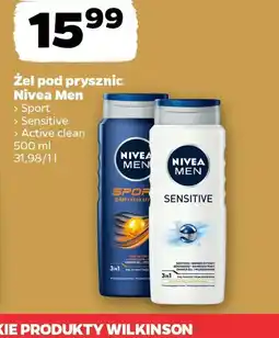 Netto Zel pod prysznic Nivea Men oferta