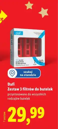 Lidl Dafi Zestaw 3 filtrów do butelek oferta