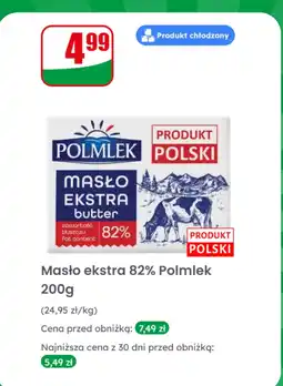 Dino Masło ekstra 82% 200g Polmlek oferta