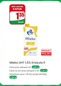 Dino Mleko UHT 1,5% 1l Krasula oferta