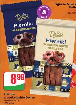 Dino Pierniki w czekoladzie 2 rodzaje Deliss oferta