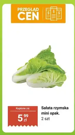 Biedronka Sałata rzymska mini opak. 2 szt Biedronka oferta