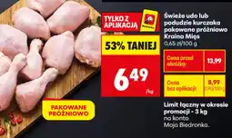 Biedronka Swieże udo lub podudzie kurczaka oferta
