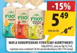 Arhelan Wafle kukurydzane Fiitos (cały asortyment) oferta