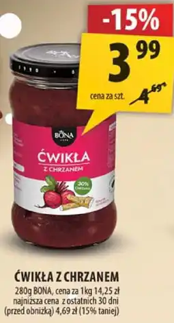 Arhelan Ćwikła z chrzanem BONA oferta