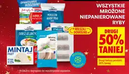 Biedronka Mrożone niepanierowane ryby oferta