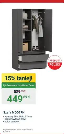 ERLI Szafa Modern oferta