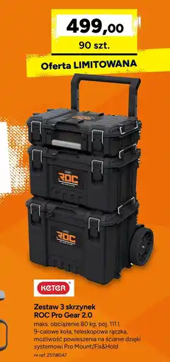 Bricoman Zestaw skrzynek Keter oferta