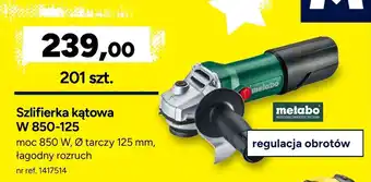 Szlifierka kątowa Metabo