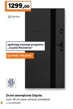 Bricoman Drzwi zewnętrzne Pantor oferta
