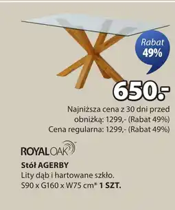 JYSK Stół Royaloak oferta