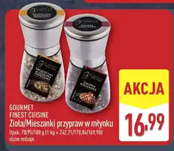 ALDI GOURMET FINEST CUISINE Zioła/Mieszanki przypraw w młynku oferta