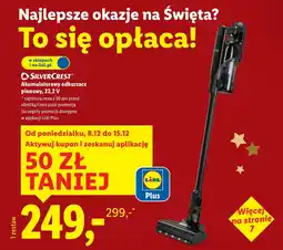 Lidl Akumulatorowy odkurzacz SilverCrest oferta