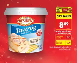 Biedronka Twaróg President oferta