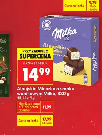 Biedronka Mleczko alpejskie Milka oferta