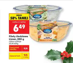 Biedronka Filety śledziowe Lisner oferta