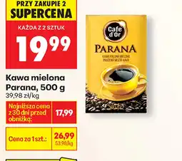Biedronka Kawa mielona Cafe d'Or oferta
