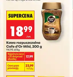 Biedronka Kawa rozpuszczalna Cafe d'Or oferta