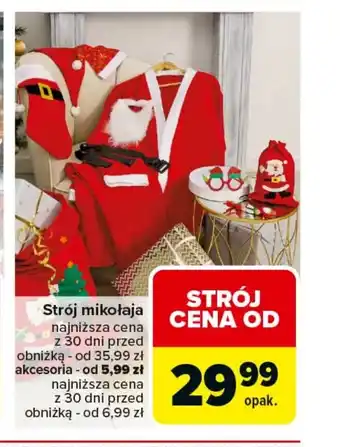Carrefour Strój mikołaja oferta
