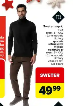 Carrefour Sweter męski TEX oferta