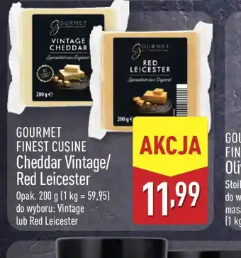 GOURMET FINEST CUISINE Cheddar Vintage/ Red Leicester