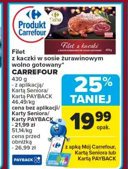 Carrefour Filet z kaczki Carrefour oferta